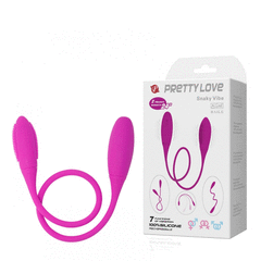 Vibrador Recarregável Duplo Flexível com 7 Modos de Vibração – Pretty Love Snaky Vibe