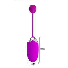 Imagem do Vibrador Controle APP 12 Vibrações Recarregável Abner - Pretty Love