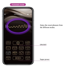 Vibrador Controle APP 12 Vibrações Recarregável Abner - Pretty Love - loja online