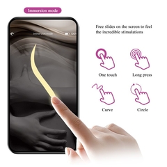 Imagem do Vibrador Controle APP 12 Vibrações Recarregável Abner - Pretty Love