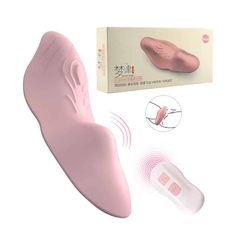 Vibrador/Massageador Calcinha para Vestir 12 Vibrações Recarregável - Rosa.