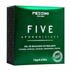 Five Aphrodisiacs Gel para Massagem Estimulante 15g Pessini