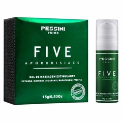 Five Aphrodisiacs Gel para Massagem Estimulante 15g Pessini - comprar online