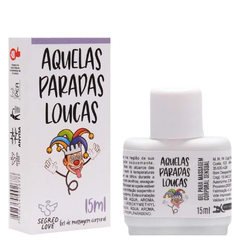 Gel Excitante Masculino Aquelas Paradas Louca 15ml - Segred Love