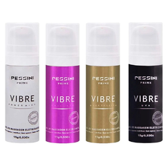 Gel Vibre Excitante Eletrizante 4 em 1 Sabores 15g - Pessini