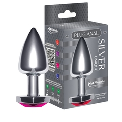 Plug Anal Unique Silver Coração - La Pimienta
