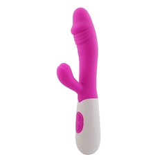 Vibrador de Ponto G e Estimulador Clitoriano à Pilha - comprar online