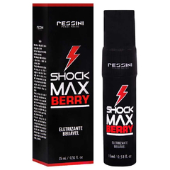 Vibrador Liquido Shock Max Berry Eletrizante 15ml - Pessini