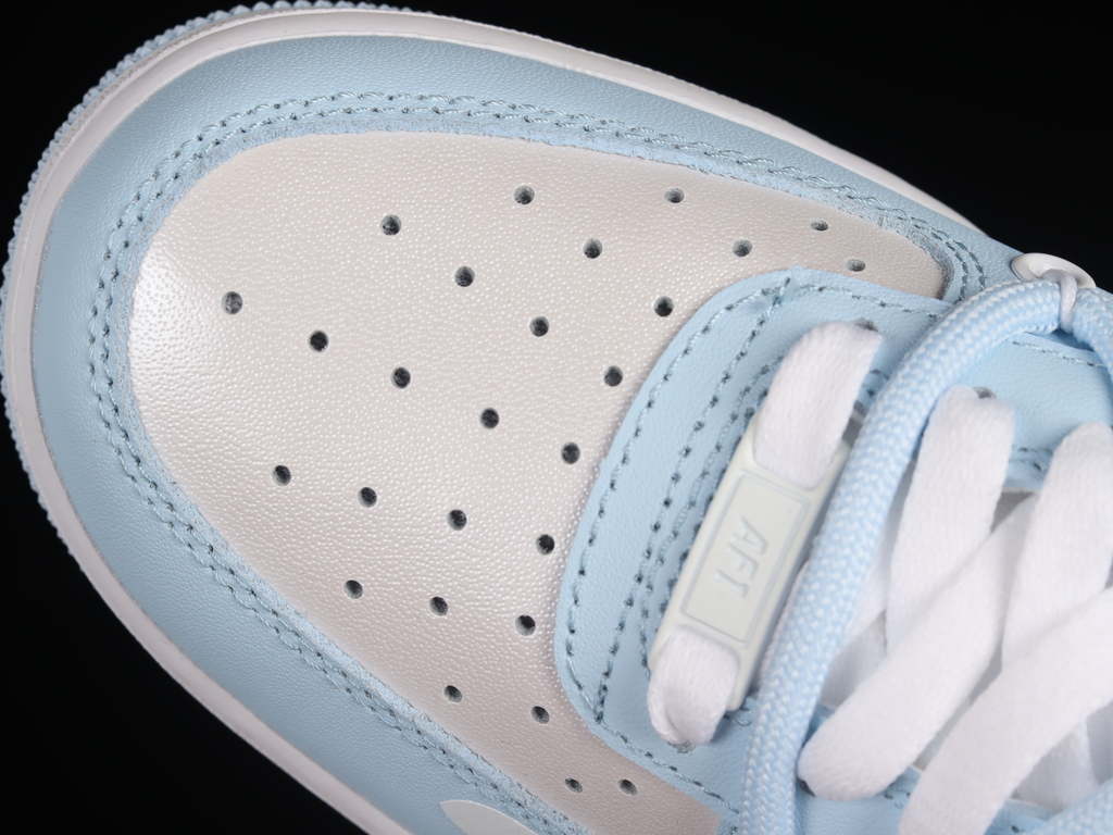 Nike, Shoes, Nike Custom Air Force Mid Baby Blue Nwt