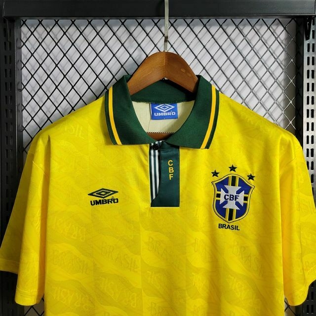 MAILLOT VINTAGE 1994 Bresil Umbro World Cup taille 3 très bon état Jorginho foot EUR 150,00 - FR