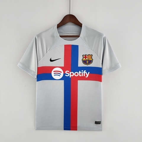 Camisa Barcelona 14/15 I Home Retro Vermelha e Azul Nike