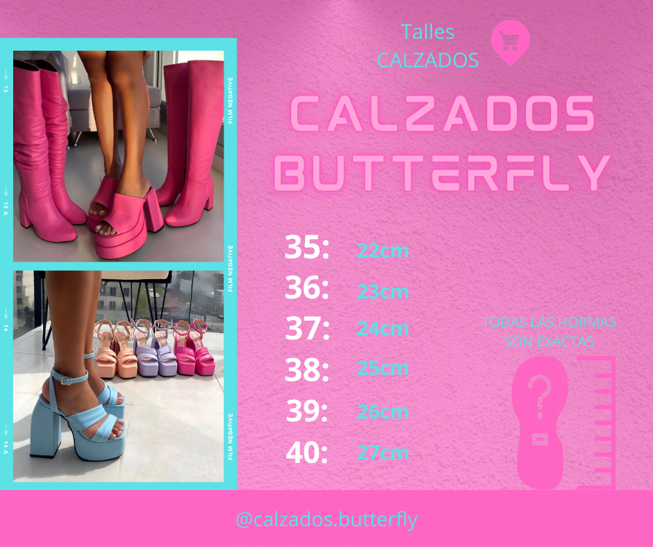 Guia de Talles Calzados