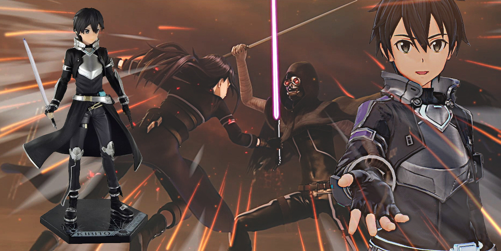 Kirito Sword Art Online Fatal Bullet - Bandai Ichibankuji - Axel  Colecionaveis