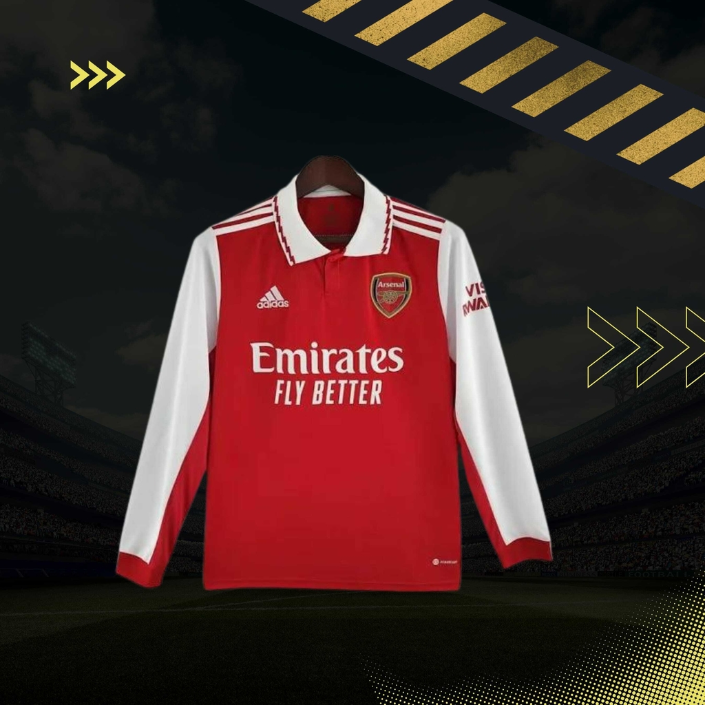 Camisa Arsenal FC Home 2022/2023 – Versão Torcedor – Manga Longa – KS  Sports – Camisas de Times e Seleções