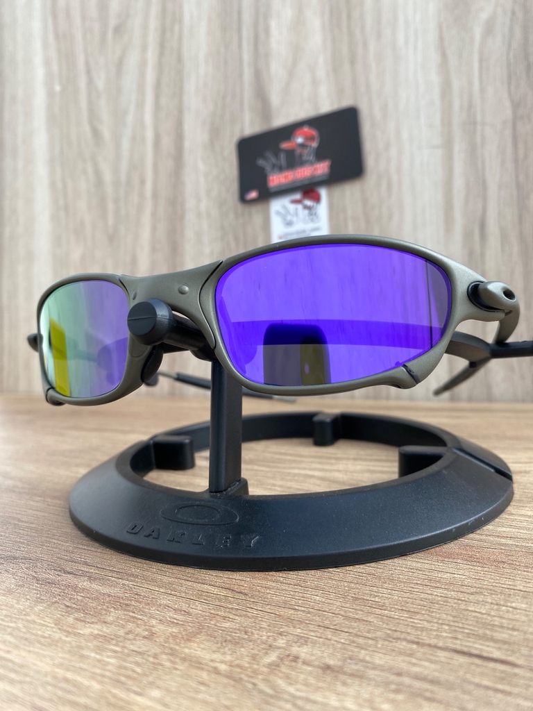 Óculos de Sol Juliet X-Metal Lentes Roxa Polarizadas