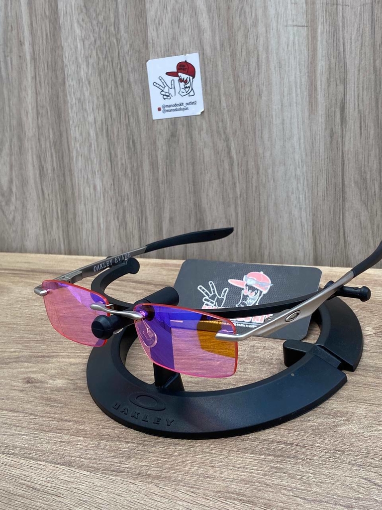 Oakley Vilão prata lentes Ruby - Mano dos Kit