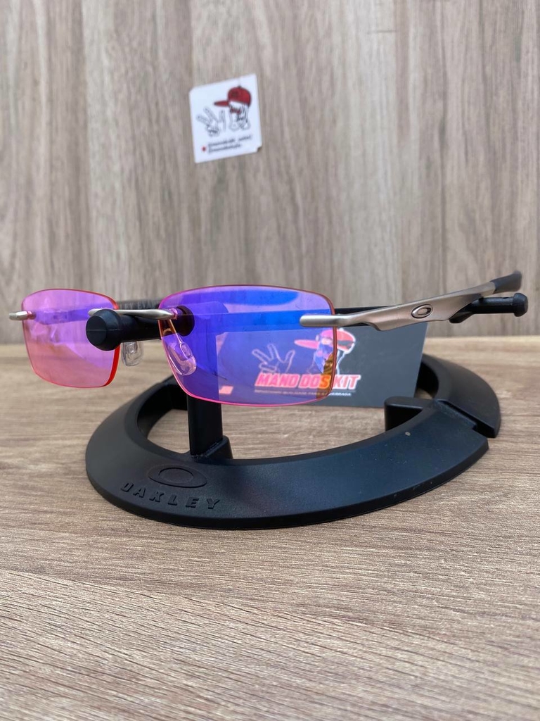 Oakley Vilão prata lentes Ruby - Mano dos Kit