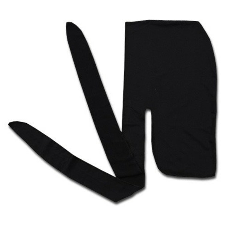 Cetim durag turbante chapéu perucas durag motociclista headwrap chapéu  pirata boné para homens acessórios de cabelo longa cauda correias bandanas  1pcs