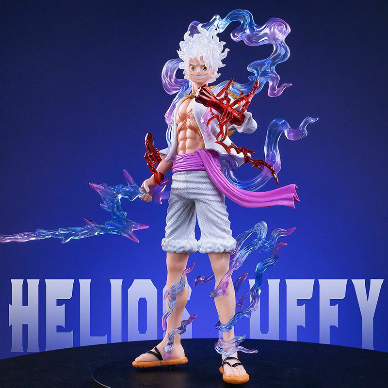 Estatueta 21cm One Piece Luffy Gear 5 - Mini Heroes