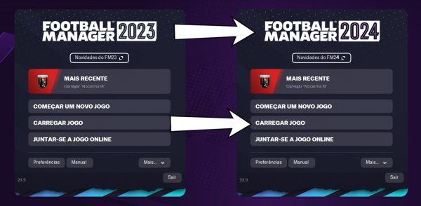 Novidades Football Manager 2024