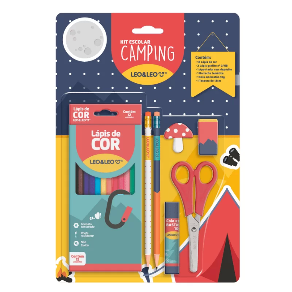 Kit Escolar Camping Leo&Leo