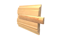 Guardasillas con tapa cubre tornillo N.51 (12x88 mm) pino natural