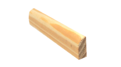 Contra zócalo liso N.55 (13,5x20 mm) pino natural