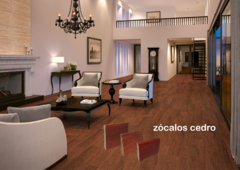 Zócalo recto N.460 (11,5x90 mm) cedro - comprar online