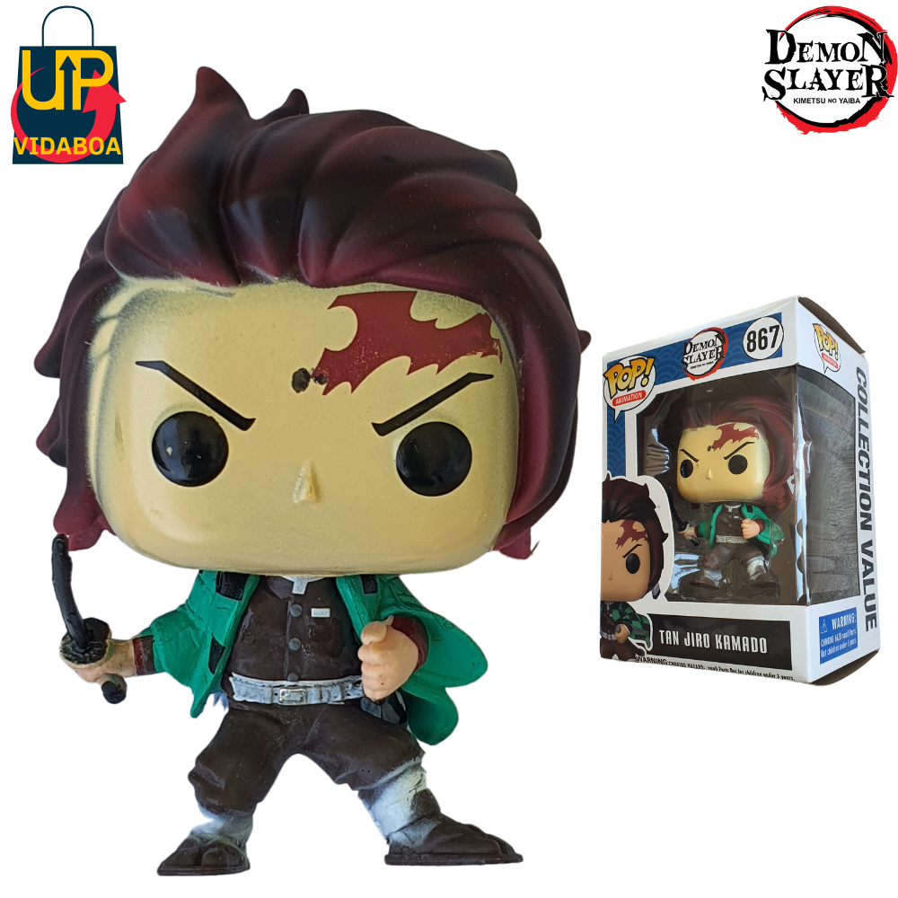 Boneco Funko Pop Demon Slayer Tanjiro Kamado 867 Original - Pop Aqui!