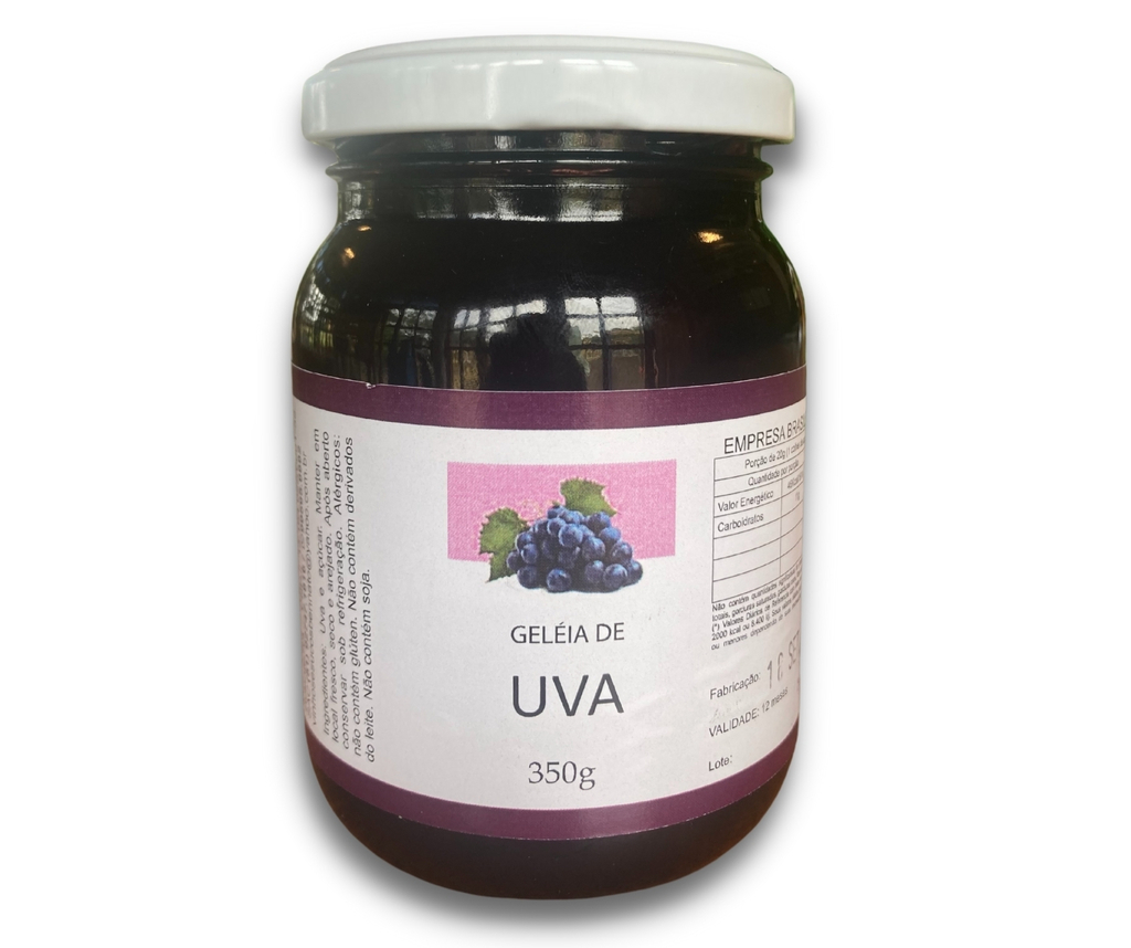 Geleia de Uva com Chia 320g - Homemade - Mercearia da natureza - Compre  pelo site I Frete Grátis I consulte sua região!