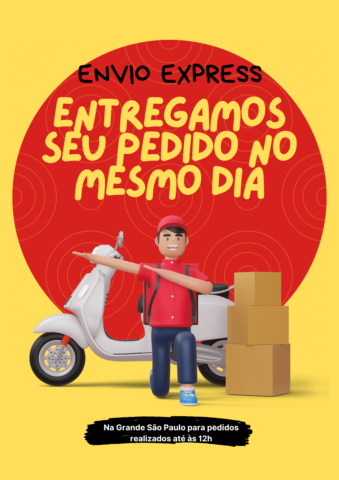 Entregas no mesmo dia na Grande São Paulo