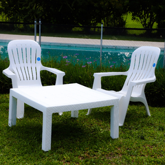 4 Sillones Varadero + Mesa auxiliar en internet