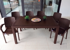 Mesa Indonesia Tapa Plastico - tienda online