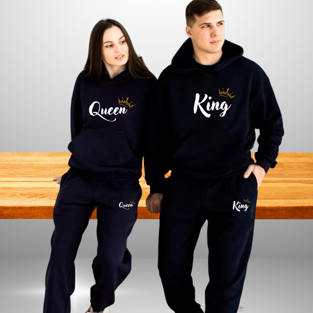 Camiseta Kit Casal King Queen