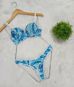 Imagem do CONJ. Lingerie - c/ Bojo - Estampada