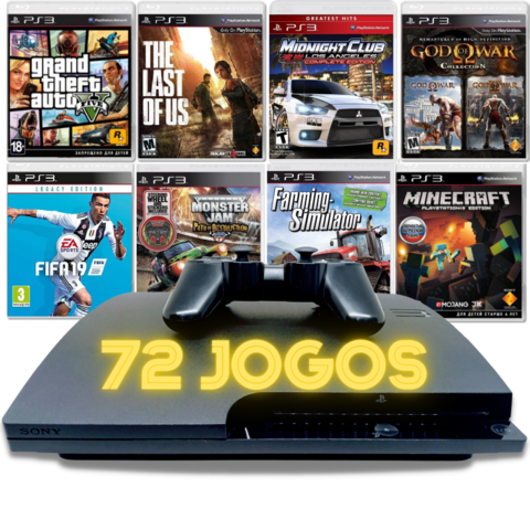 Ps3 - 3.000 Jogos Super Pacote - Playstation - DFG