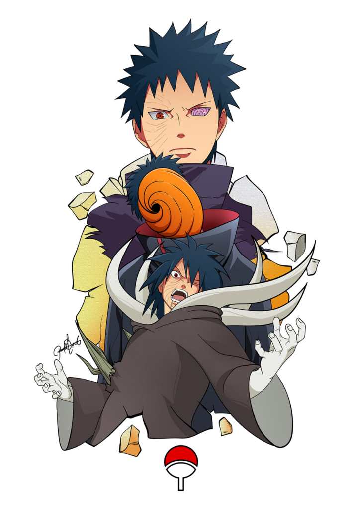 QUADRO OBITO UCHIHA  Elo7 Produtos Especiais