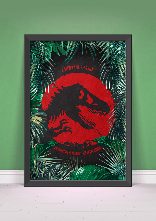 Quadro Parque Dos Dinossauros Jurassic Park