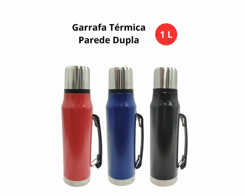 Garrafa Térmica Home Isabel Dourada 1L - Atacado Vencedor