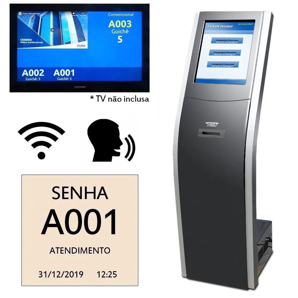 Como um Totem Gerenciador de Senhas Touch Screen pode transformar o atendimento de clientes na sua empresa