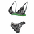 Conjunto Estampado Bralette + Colaless Black Dolar