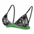 Conjunto Estampado Bralette + Colaless Black Dolar - comprar online