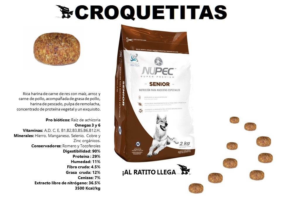 CROQUETA NUPEC SENIOR ADULTO