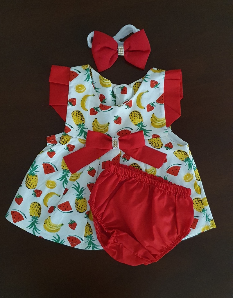 Vestido para Niñas 6 meses ( ropa bebe muneca juguete moda infantil hecho a  mano romper disfraz)