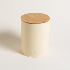 LATA REDONDA TAPA BAMBOO BISCUITS 13,5X17,5 CM en internet