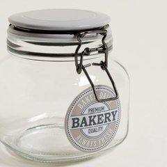 FRASCO HERMETICO DE VIDRIO CUADRADO BAKERY 750 ML - comprar online
