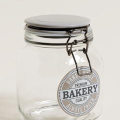 FRASCO HERMETICO DE VIDRIO CUADRADO BAKERY 950 ML - comprar online