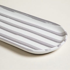 BANDEJA OVALADA CERAMICA FERAY 34,5X15 CM - comprar online