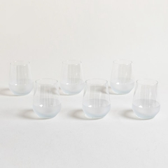 SET X 6 VASOS BAJOS MERSIN FONDO ESMERILADO 425 ML en internet