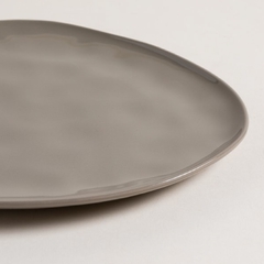 PLATO PLAYO IRREGULAR CERAMICA UMAY VISON 30 CM - comprar online